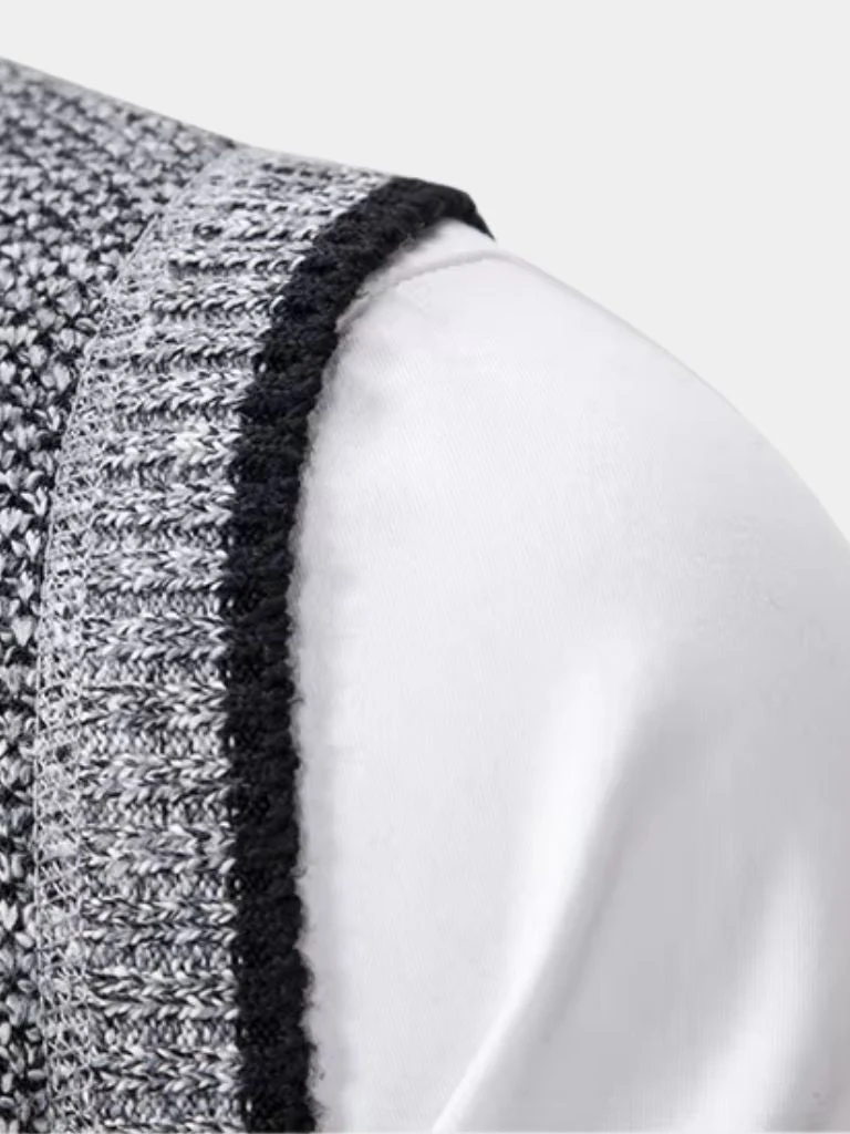 Men’s Knit Sweater – Elegant Full Zip Casual Everyday Knitwear - Image 4
