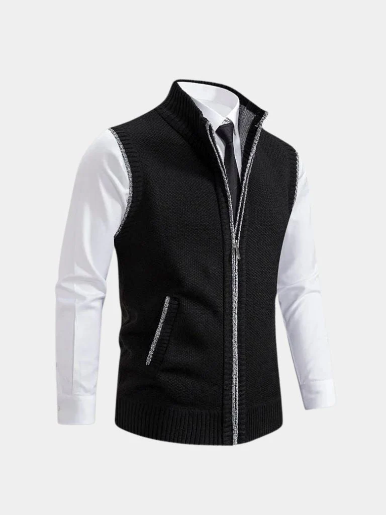 Men’s Knit Sweater – Elegant Full Zip Casual Everyday Knitwear - Image 7