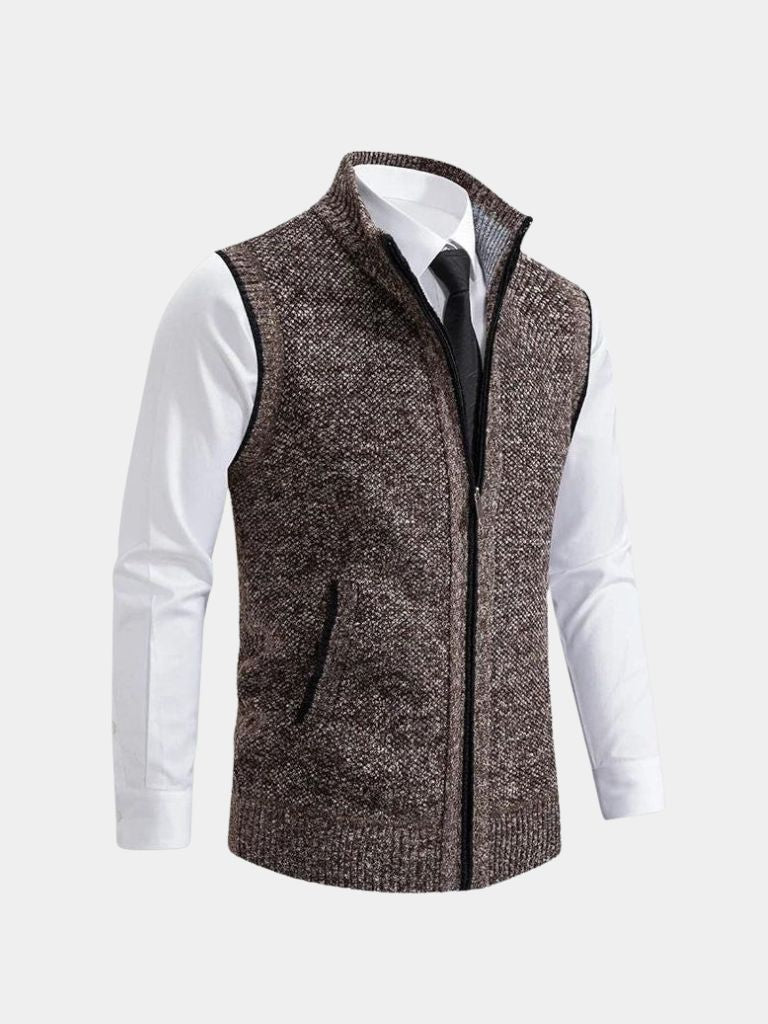 Men’s Knit Sweater – Elegant Full Zip Casual Everyday Knitwear - Image 8