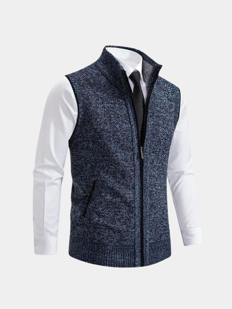 Men’s Knit Sweater – Elegant Full Zip Casual Everyday Knitwear - Image 9