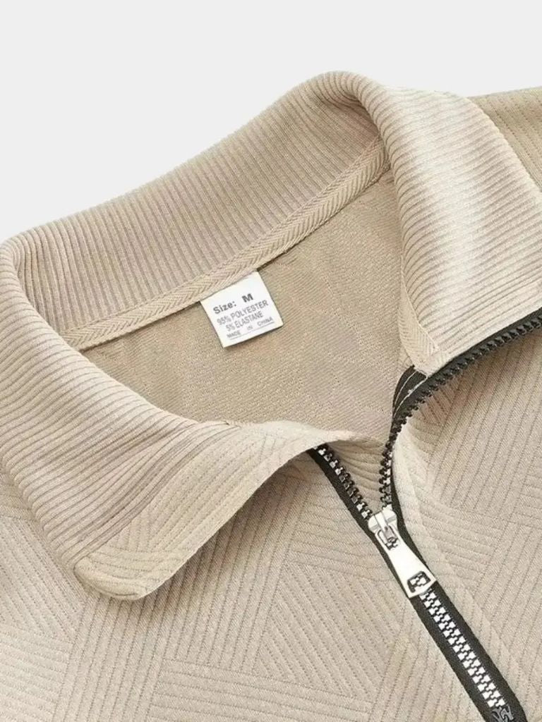 Men’s Knit Sweater – Essential Henley Quarter Casual Everyday Knitwear - Image 3