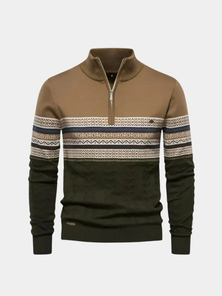 Men’s Knit Sweater – Half Zip Pullover Casual Everyday Knitwear - Image 10