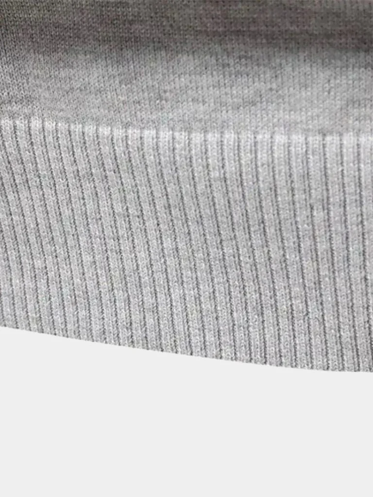 Men’s Knit Knit Sweater – Half Zip Knitwear Casual Everyday Knitwear - Image 4